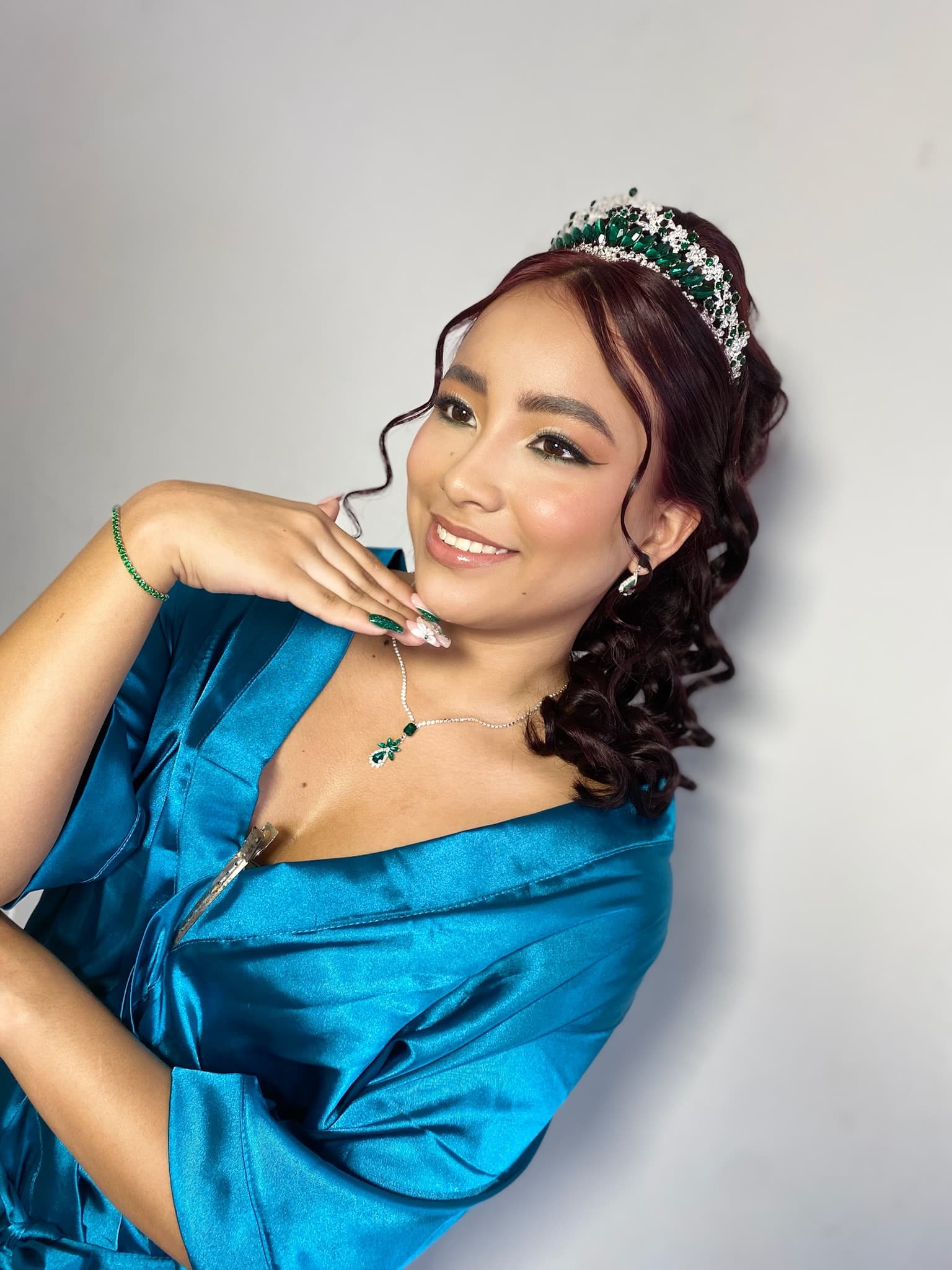 Maquillaje y peinado quinceañera